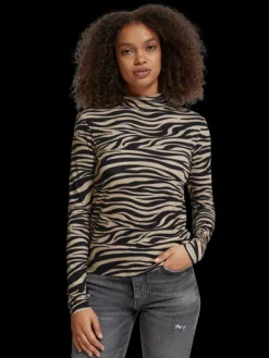 All Over Printed Long Sleeved T-Shirt