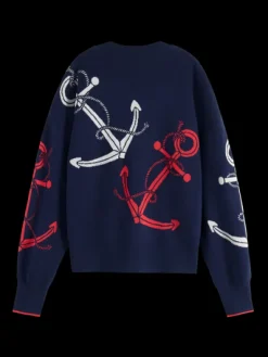 Anchor Jacquard Pullover