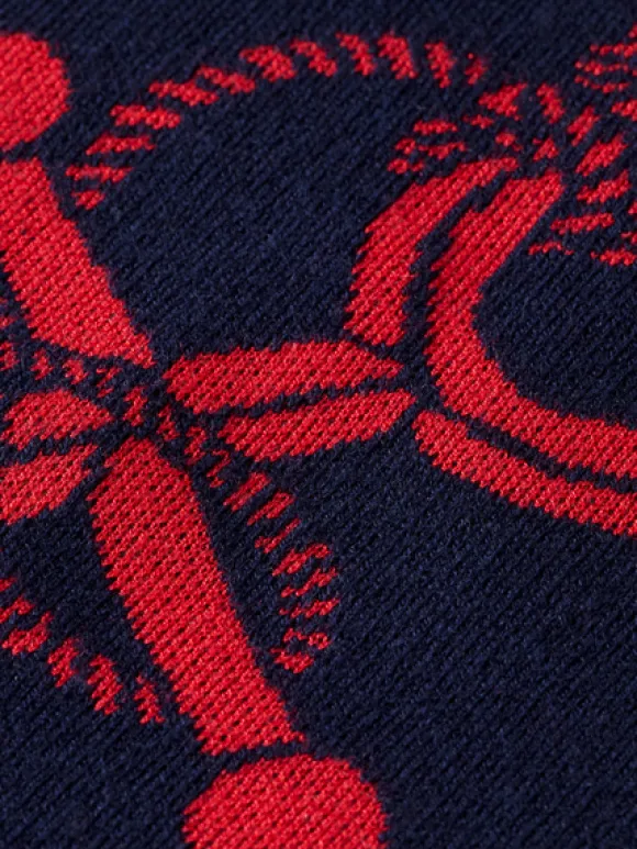 Anchor Jacquard Pullover