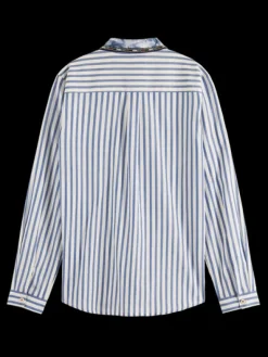 Beaded Collar Button Down Shirt