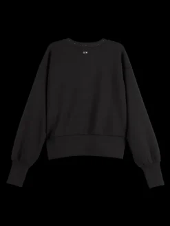 Beaded V-Neck Sweatshirt