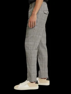 Blake Checked Cotton-Blend Seersucker Chino
