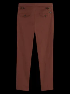 Blake Lightweight Cotton-Blend Pleated Poplin Chino