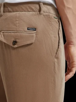 Blake Pleated Corduroy Chino