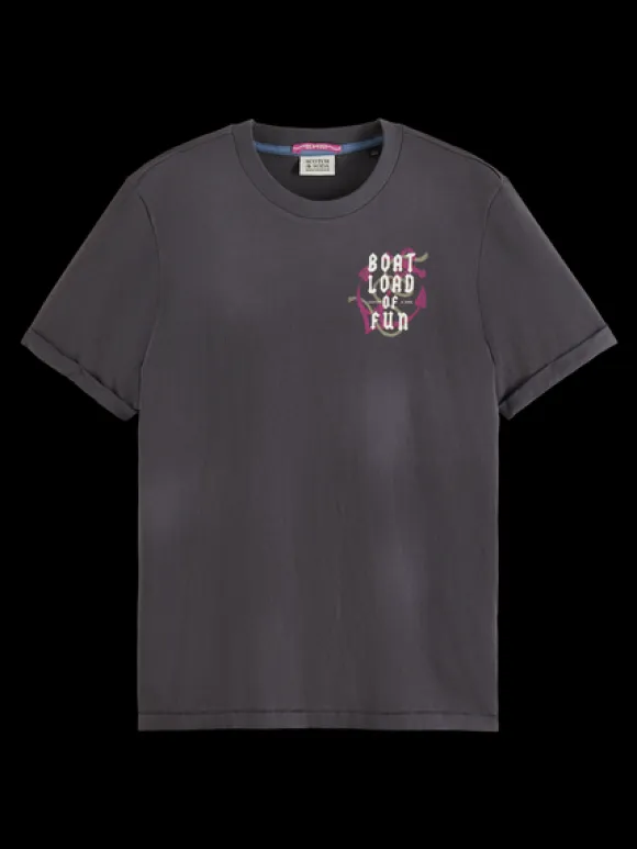 Boat Load Of Fun Regular Fit Cold Washed T-Shirt