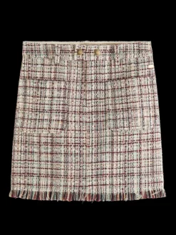 Boucle Tweed High Rise Mini Skirt