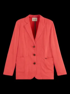 Boxy Unlined Single Breasted Blazer