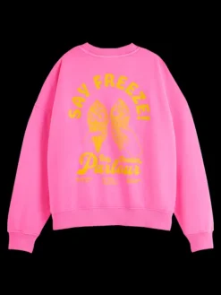 Boyfriend Fit Garment Dye Sweatshirt