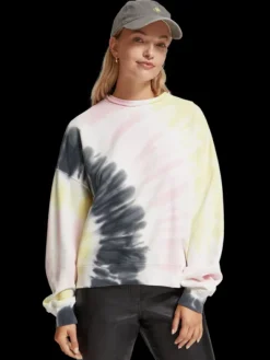 Boyfriend Fit Tie Dye Sweatshirt