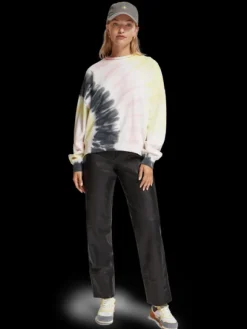 Boyfriend Fit Tie Dye Sweatshirt