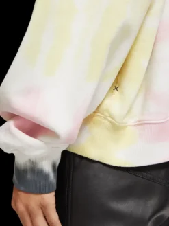 Boyfriend Fit Tie Dye Sweatshirt