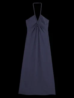 Braided Halter Neck Maxi Dress