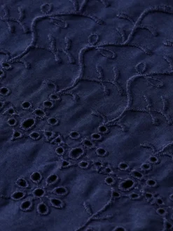 Broderie Anglaise Midi Dress