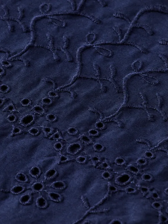 Broderie Anglaise Midi Dress