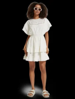 Broderie Anglaise Mini Dress