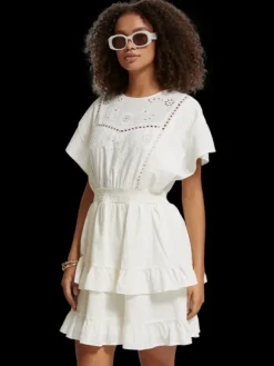 Broderie Anglaise Mini Dress