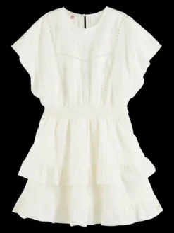 Broderie Anglaise Mini Dress
