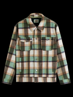 Brushed Check Overshirt