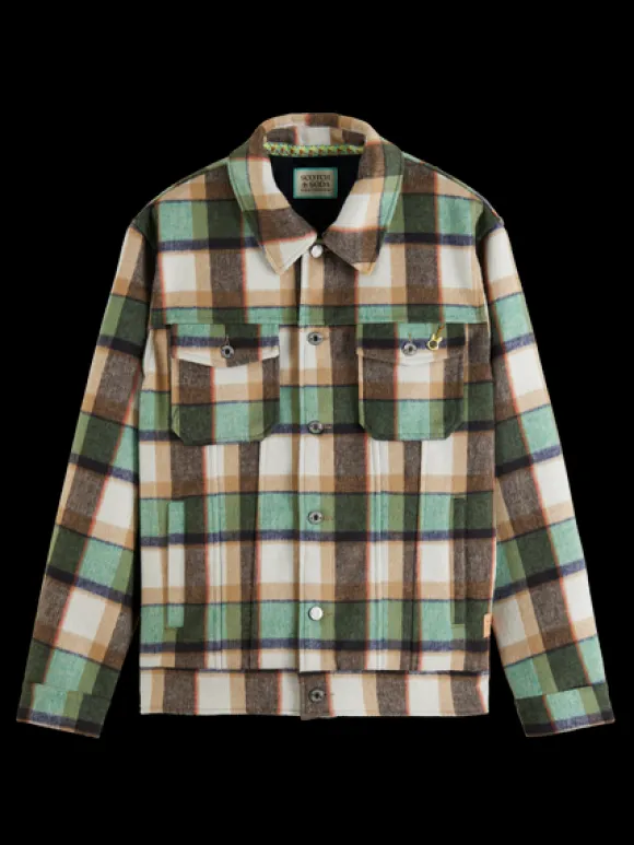 Brushed Check Overshirt