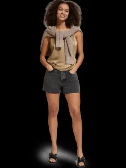 Camisole Woven Front Jersey Back