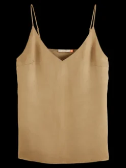 Camisole Woven Front Jersey Back