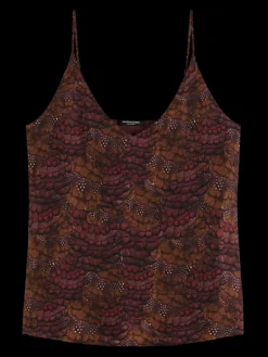 Camisole Woven Front Jersey Back