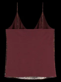 Camisole Woven Front Jersey Back