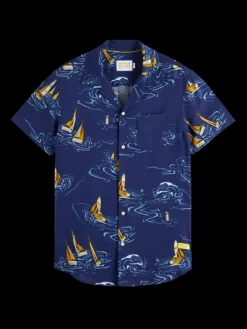 Canal Boats Printed Shirt