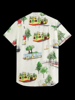 Canal Boats Printed Shirt