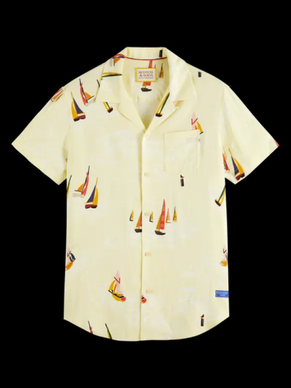 Canal Boats Printed Shirt