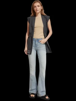 Charm High Rise Classic Flared Jeans | All Or Nothing