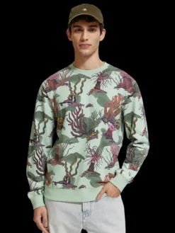 Coral Reef Printed Sweatshirt