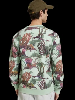 Coral Reef Printed Sweatshirt