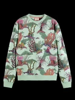Coral Reef Printed Sweatshirt