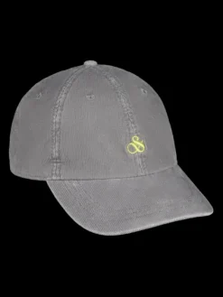 Corduroy Logo Embroidery Cap