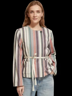 Crafted Stripe Blazer