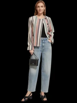 Crafted Stripe Blazer