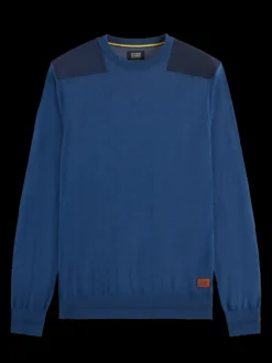 Crew Neck With Nylon Details