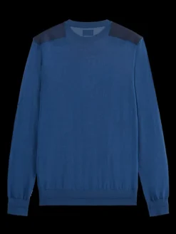 Crew Neck With Nylon Details
