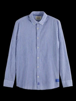 Crinkle Stripe Shirt