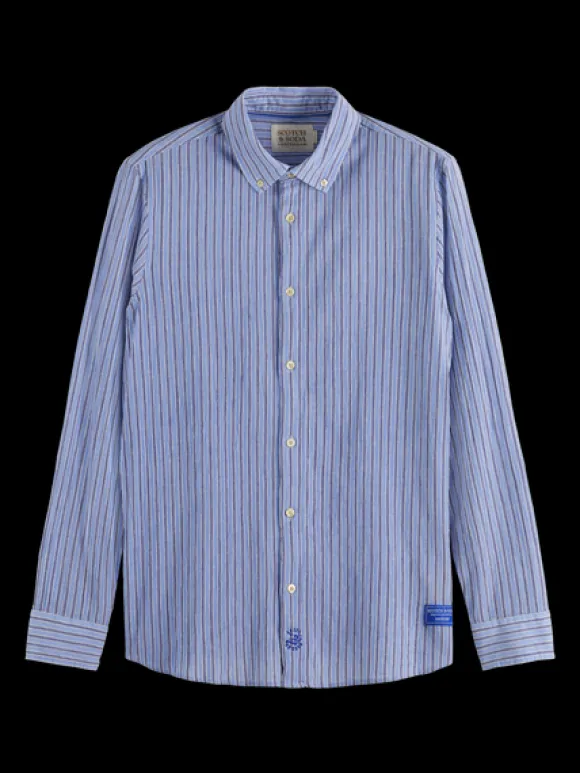 Crinkle Stripe Shirt