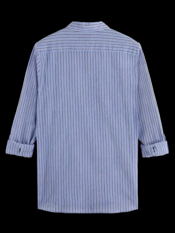 Crinkle Stripe Shirt