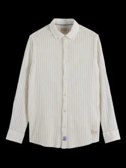 Crinkle Stripe Shirt