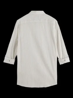 Crinkle Stripe Shirt