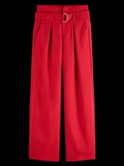 Daisy High Rise Straight Leg Paperbag Trousers