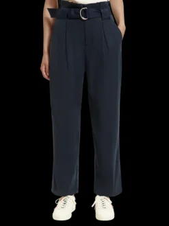 Daisy High Rise Straight Leg Paper Bag Pant
