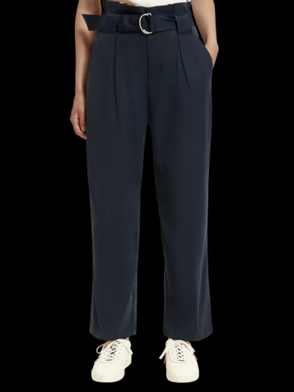 Daisy High Rise Straight Leg Paper Bag Pant