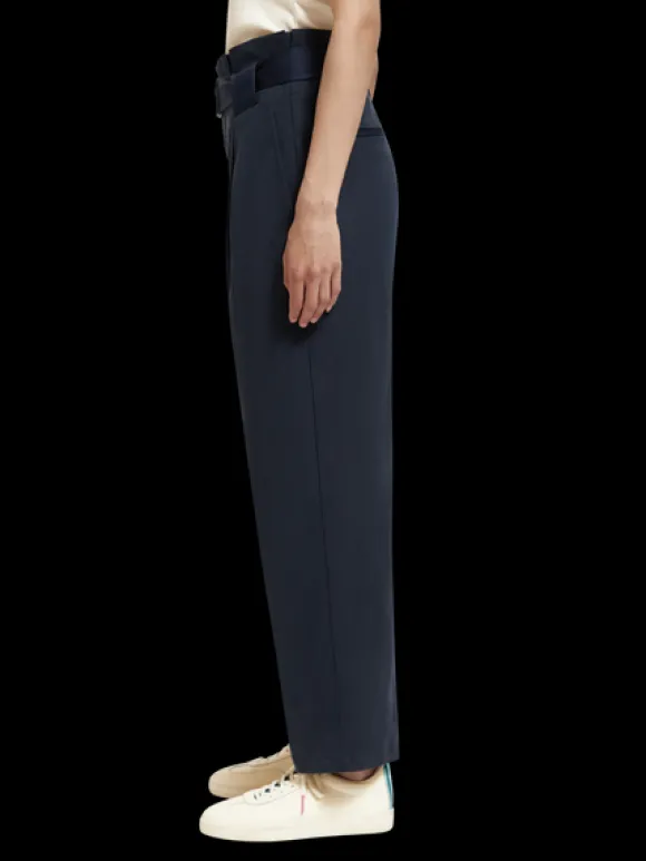 Daisy High Rise Straight Leg Paper Bag Pant