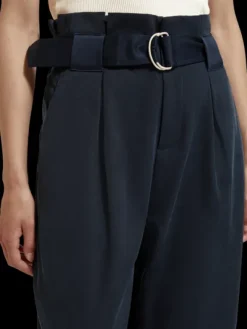 Daisy High Rise Straight Leg Paper Bag Pant