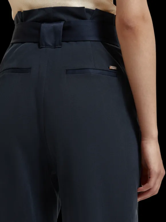 Daisy High Rise Straight Leg Paper Bag Pant